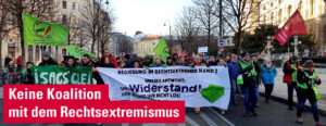 Keine Koalition mit dem Rechtsextremismus