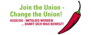 AUGE/UG Mitglied werden - damit sich was bewegt!